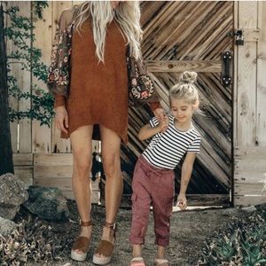 Free People Embroidered Sleeve Dress